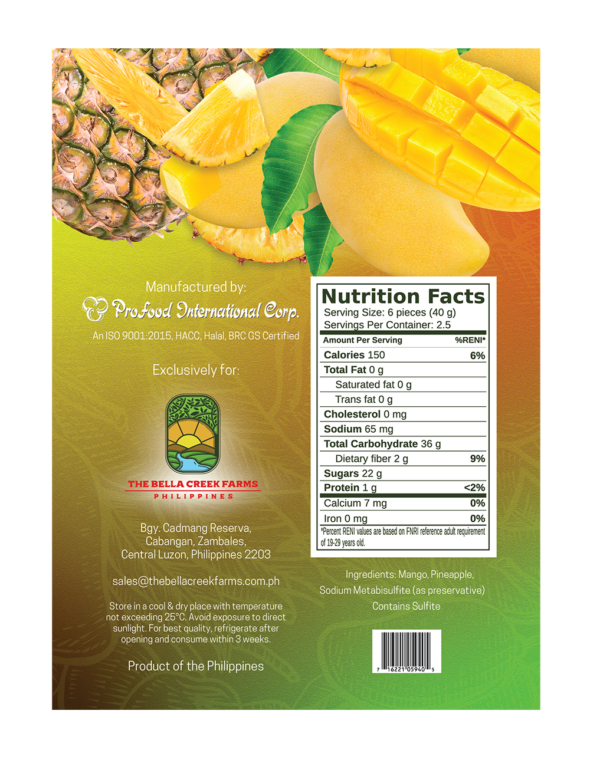 THE BELLA CREEK FARMS Dried Fruits
