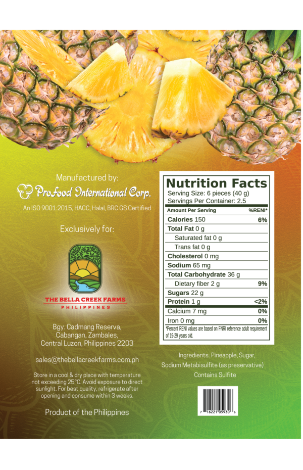 THE BELLA CREEK FARMS Dried Fruits